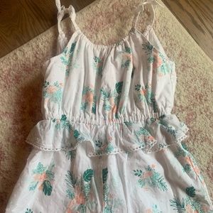 The cutest white ruffle romper from Janie and Jack size 4